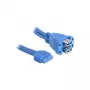 Kabel USB DeLOCK 82942 USB 3.2 Gen 1 0,45 m niebieski