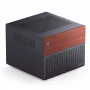 Jonsbo N4 Microtower Casing Czarny Durable Steel Compact PC Enclosure