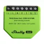 Wbudowany ściemniacz Shelly Dimmer Gen3 — LED maks. 150 W, halogen maks. 200 W, 220–240 V, bezprzewodowy, czarny/limonkowy