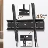 Uchwyt ścienny do telewizora MACLEAN MC-748A VESA 100x100–400x400 mm Tilt Czarny Obciążenie do 45 kg