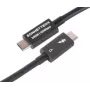 Kabel Thunderbolt Sonnet TCB-TB5-08M, męski na męski, 0,8 m, 80 Gbit/s, czarny