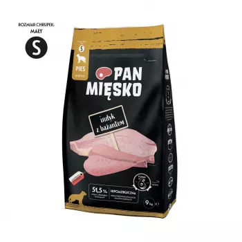 Sucha karma dla psa Pan Mięsko Turkey with Pheasant S 9 kg — dorosłe małe psy, jedno źródło białka zwierzęcego, karma pełnoporcjowa