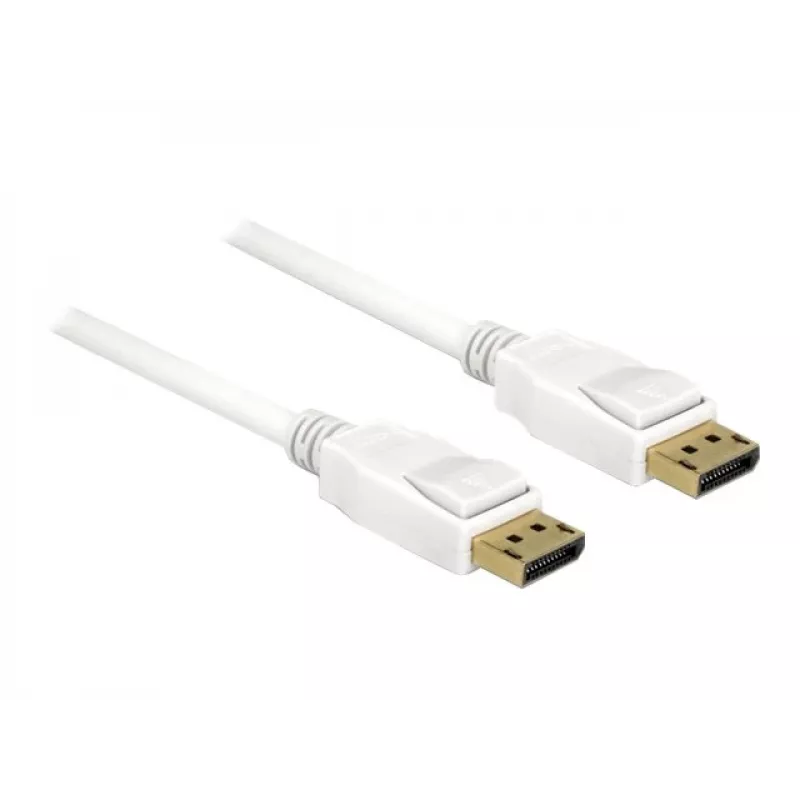 Kabel DisplayPort DeLOCK 85509 1,5 m biały