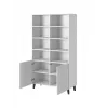 Shelving unit PAFOS 100x40x176.5 cm biały matowy