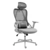 Fotel gamingowy huzaro Combat 2.7 — ergonomiczny materiałowy fotel gamingowy, szary, siatkowe oparcie, regulowana wysokość, mechanizm tilt, maks. 120 kg