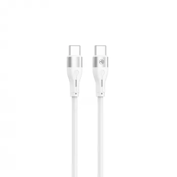 Kabel USB Type-C Tellur TLL155501 1 m, PD 60W, biały