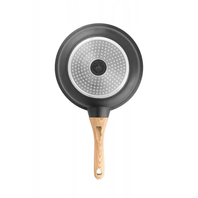 ETA | Patelnia | ETA792990000 TITANIUM II | Uniwersalna | Średnica 24 cm | Elektryczna, indukcyjna, gazowa, ceramiczna | Odpowiednia do płyty indukcyjnej | Uchwyt stały | Czarny
