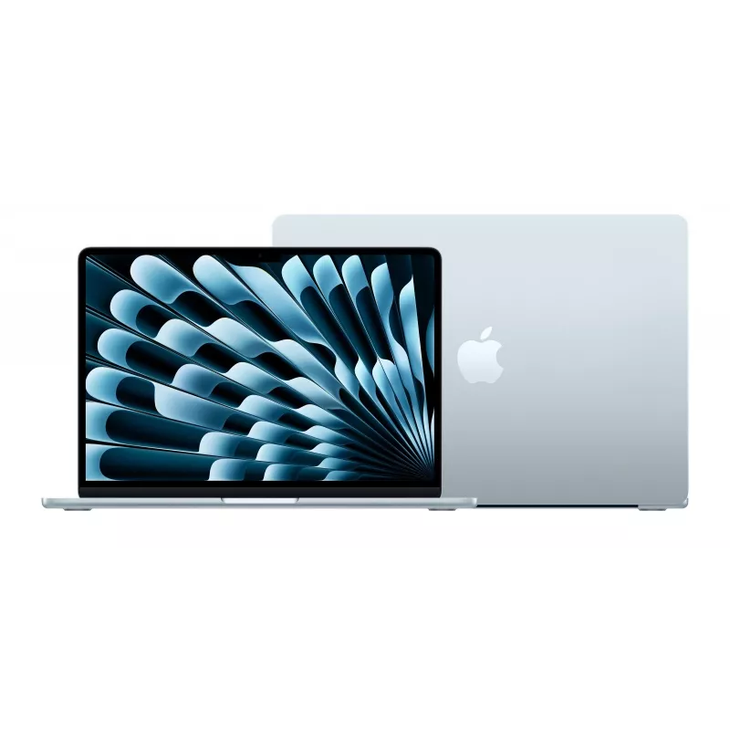 Apple MacBook Air 13-calowy: układ M4 z 10-rdzeniowym CPU i 8-rdzeniowym GPU, 16 GB, 256 GB SSD – Sky Blue