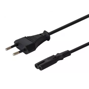 Kabel zasilający SAVIO CL-97 — 1,2 m, wtyk zasilający typ E na IEC C7, czarny