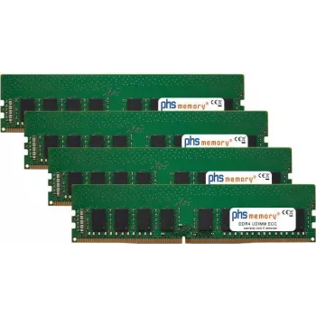 Pamięć RAM PHS-memory 64 GB (4x16 GB) Kit dla Dell Precision 3430 Tower DDR4 UDIMM ECC 2666 MHz PC4-2666V-E (SP284181)