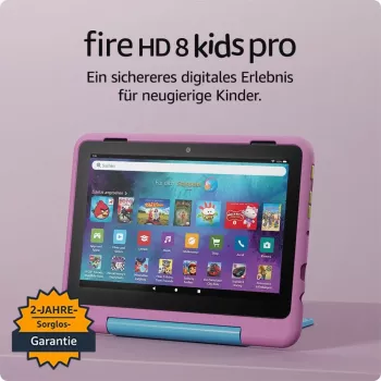 Amazon | Fire HD 8 Kids Pro (2024) | Różowy | 1280 x 800 pikseli | 32 GB | Wi-Fi | 802.11ac | Wersja Bluetooth 5.2