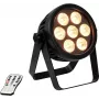 LED spot EUROLITE 7C-7 Silent cienki 7W RGB — 7W RGB oprawa LED