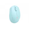 Bezprzewodowa mysz symetryczna NATEC STORK — Bluetooth + USB Type-A, 1600 DPI, 3 przyciski, jasnoniebieska