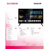 24-calowy SENCOR SLE 24S803B HD Ready SMART TV z webOS, Wi‑Fi, Bluetooth, DVB-T2/C/S2, 1366×768