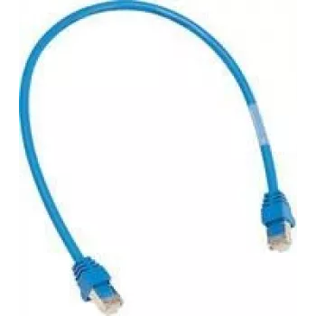Kabel krosowy Ethernet Hager ZZ45WAN100, RJ‑45 na RJ‑45, niebieski, 1 m