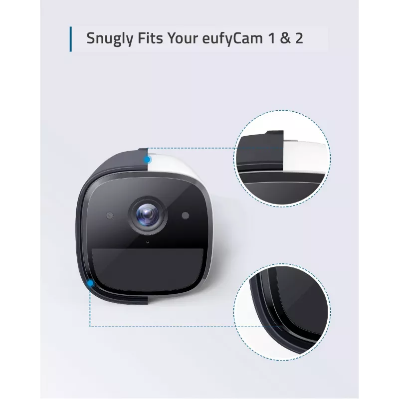 Cover Eufy T8711111 zewnętrzna czarna 2 szt.
