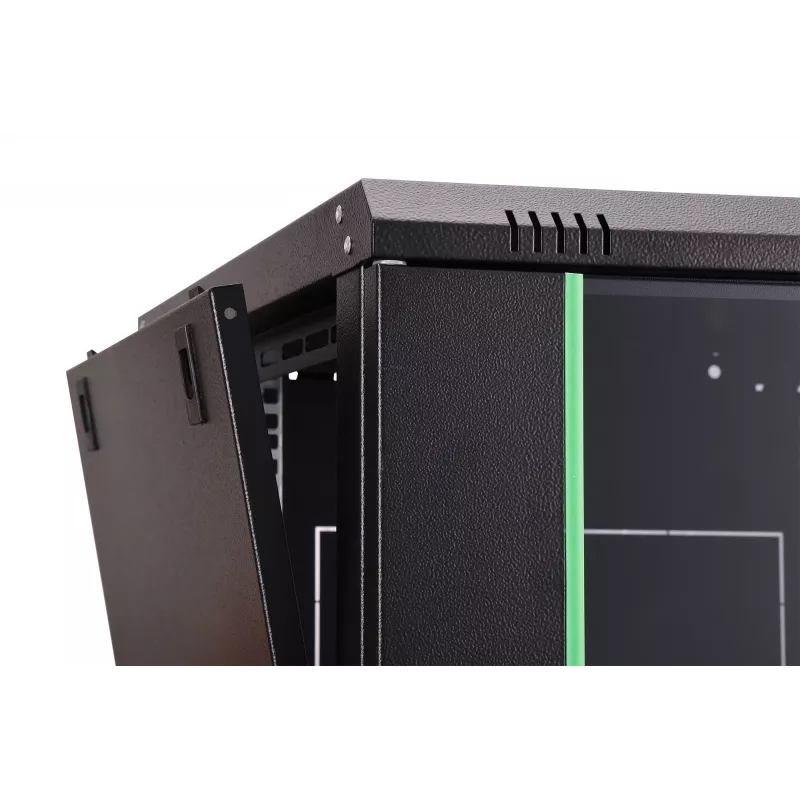 Szafka rack 19 cali naścienna DIGITUS Dynamic-N DN-37103 — 7U, 600x600 mm, IP20, niezmontowana, czarna