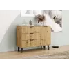 SCANDI 1D3S cienki dąb ARTISAN komoda