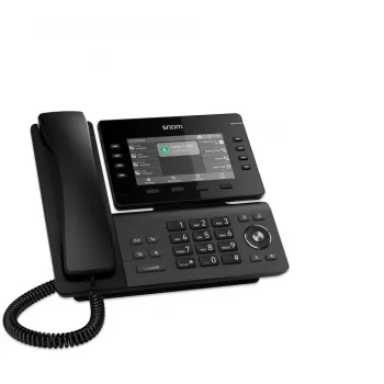 Telefon IP Snom D812 Czarny Wyświetlacz TFT 5 cali Gigabit Ethernet