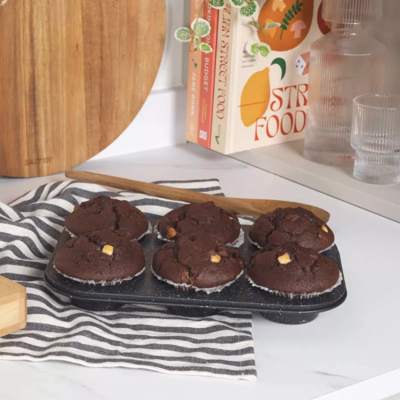 Forma na muffiny Salter BW07035BRMFOB 6-dołkowa z powłoką nieprzywierającą