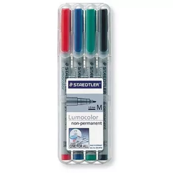 Marker Staedtler 315 WP4 Czarny Niebieski Zielony Czerwony