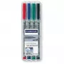 Marker Staedtler 315 WP4 Czarny Niebieski Zielony Czerwony