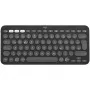 Logitech Pebble Keys 2 K380s - Klawiatura - Bezprzewodowa - Bluetooth LE - QWERTZ - Niemiecka - Tonal Graphite (920-011795)