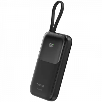 OnPower 101 z wbudowanym kablem 10000 mAh PD22.5W Czarny