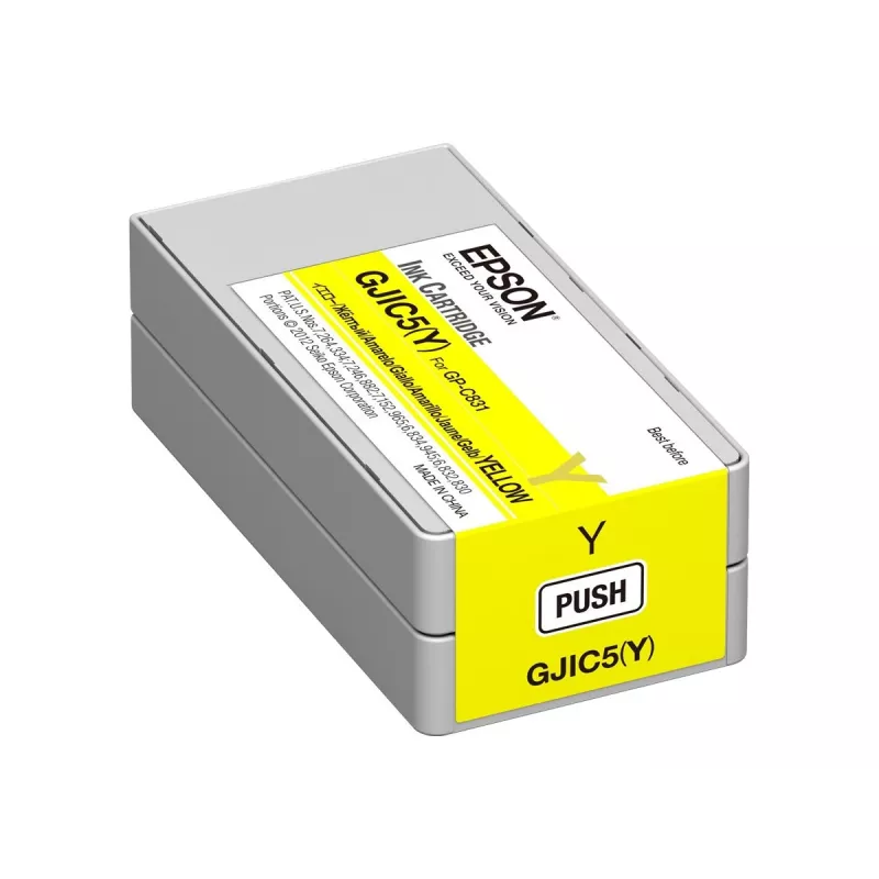 Epson GJIC5(Y): Wkład atramentowy do ColorWorks C831 (żółty) (MOQ=10)