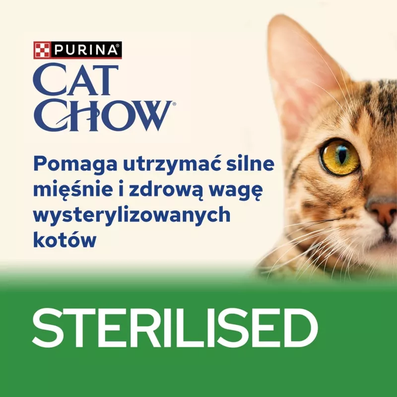 PURINA Cat Chow Sterilised Gig Chicken with Eggplant - mokra karma dla kota 85 g