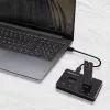 Qoltec 52274 Stacja dokująca do dysków M.2 SSD | NVMe | SATA | USB-C | DUAL 2 x 2TB