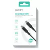 Kabel USB AUKEY CB-MCC102 1,8 m USB C Czarny 480 Gbit/s