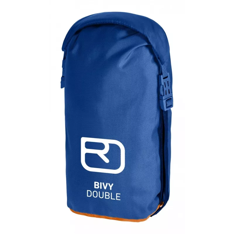 ORTOVOX Bivy Double prostokątny śpiwór dla dorosłych z poliuretanu, niebieski, pomarańczowy