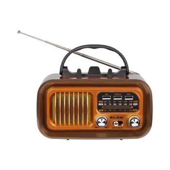 Przenośne analogowe radio AM/FM RA16 solar