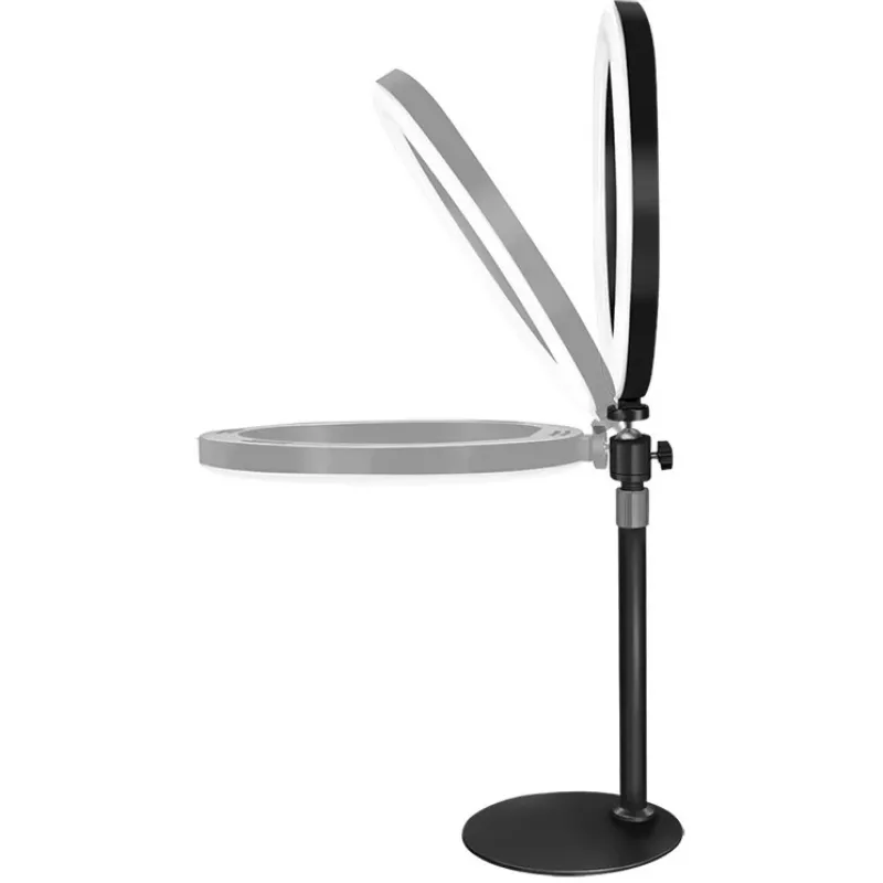 LogiLink Smartphone-Ringlicht-Stativ mit Fernauslöser für Smartphone von 10,16 cm - 17,78 cm (4 - 17,80cm (7)), - 1 Stück (AA0152)