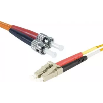 Tecline exertis Connect - kabel krosowy - ST wielomodowe (M) do LC wielomodowe (M) - 20 m - 50/125 mikrometra - OM2 - pomarańczowy (85420)