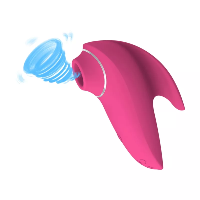 Masażer łechtaczkowy Erolab Dolphin VVS01r Rose Pink — kompaktowy stymulator osobisty, ładowany przez USB