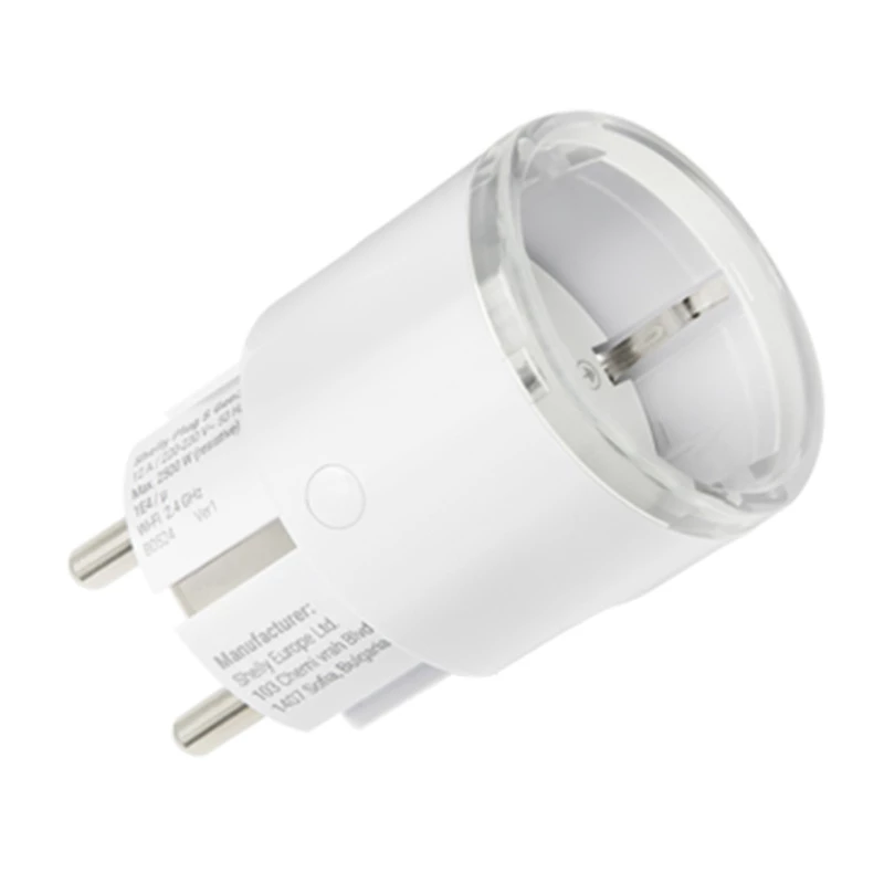 Inteligentna wtyczka Shelly Plug S MTR Gen3 — zestaw 5 szt., 12 A, biała