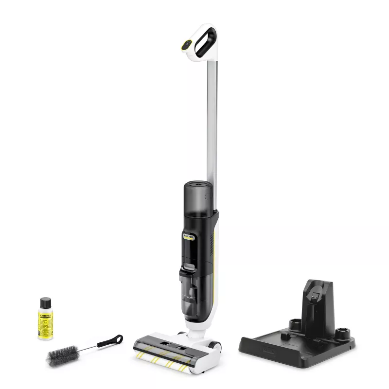 Odkurzacz do podłóg trzy w jednym Karcher FCV 3 1.056-122.0 — do czyszczenia na sucho i mokro, 160 W, biały