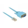 Kabel szeregowy DeLOCK 63341 niebieski 1 m DB-9
