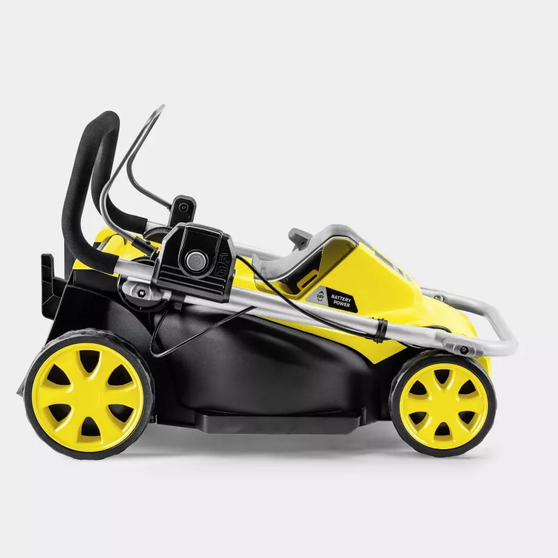 Kosiarka prowadzona Karcher LMO 3-18, akumulator 18 V, szerokość cięcia 340 mm, do 350 m², wysokość 25–60 mm