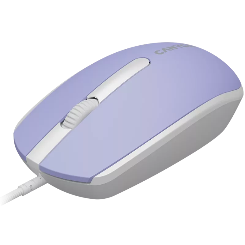 Mysz CANYON M-10 przewodowa lawendowa