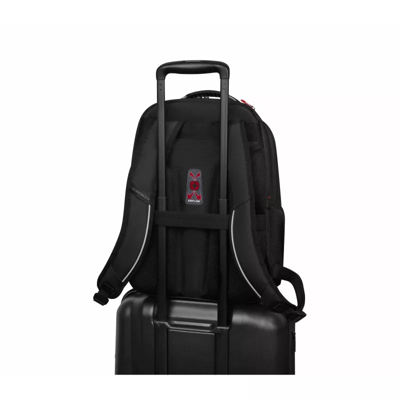 Plecak casualowy Wenger SwissGear Altair Czarny Poliester PVC 79% z recyklingu