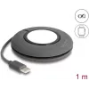 Stacja ładująca DeLOCK 83019 Akcesoria Smart Wearable Szaro-Biała Silikonowa