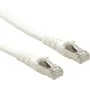 Roline - Kabel krosowy - RJ-45 (M) do RJ-45 (M) - 1,5 m - SFTP - CAT 6a - Biały