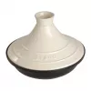 Naczynie tajine Staub - 28 cm, Beżowo-czarne
