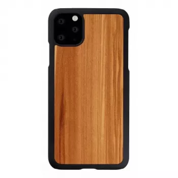 Etui na smartfona Man and Wood do iPhone 11 Pro Max — wykończenie cappuccino Czarny