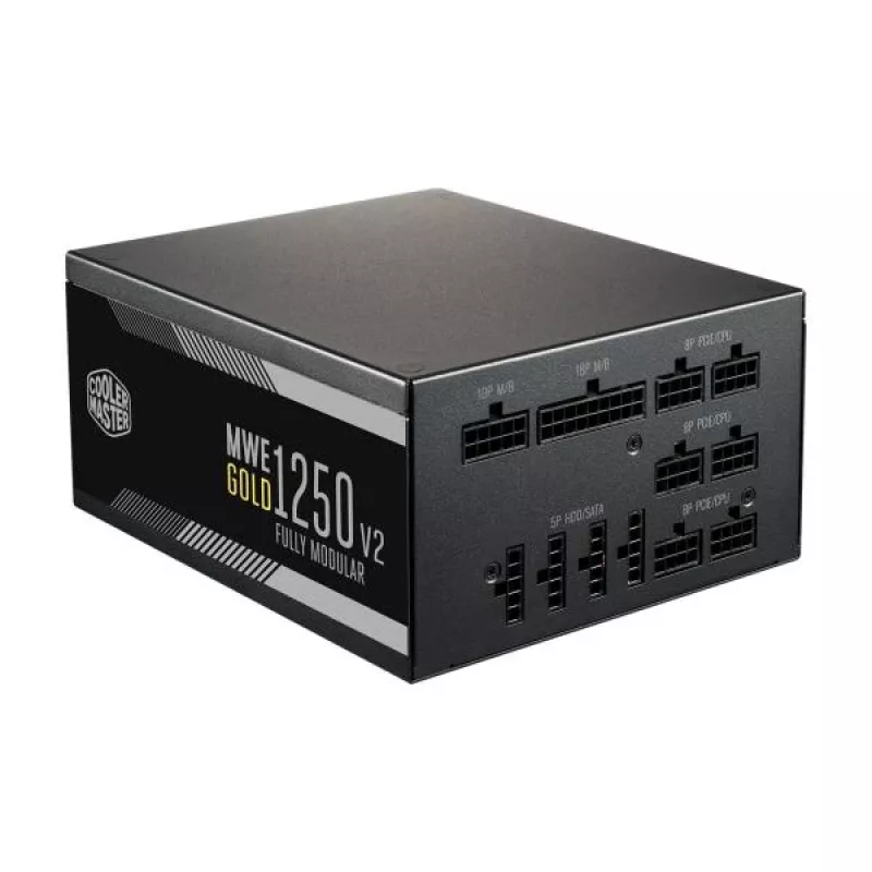 Cooler Master MPE-C501-AFCAG-EU MWE Gold V2, ATX 1250W, RTX Ready, Modular, 140mm, Czarny