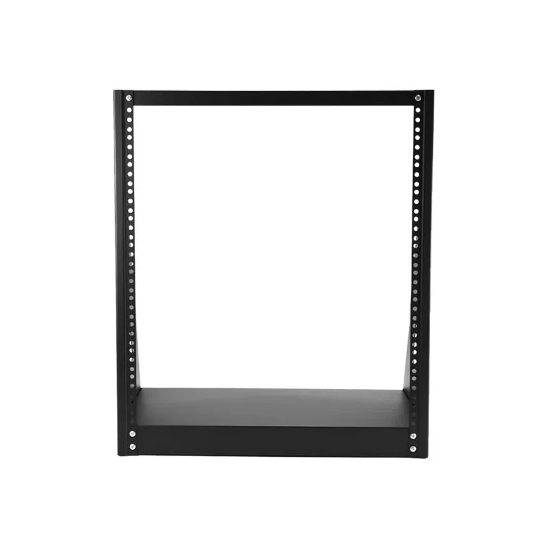 StarTech.com 2-Post 12U Heavy-Duty Desktop Server Rack, Small Open Frame 19in Computer Rack, Compact sieciowy Rack for AV / Studio / Data / IT Equipment, TAA Compliant - Free Standing Two-Post Home/Office Rack