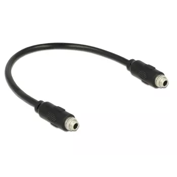 Kabel Audio 3.5mm DeLOCK 85115 0.25m Czarny